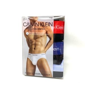 Calvin Klein 3-pack Cotton Hip Brief Mens Underwear NB2613935